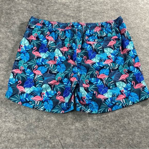 Members Mark Mens Multicolor‎ Hawaiian Resort Swim Trunks Size XXL - Picture 1 of 10